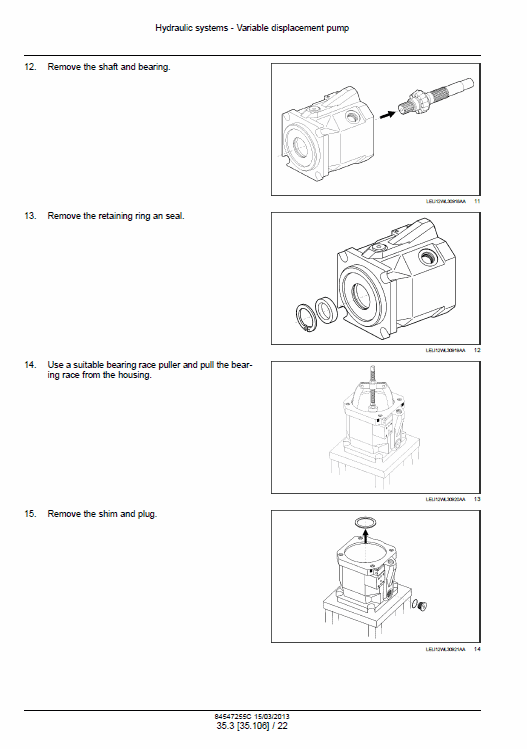New Holland W270C, W300C Tier 4 Wheel Loader Service Manual Workshop Guide