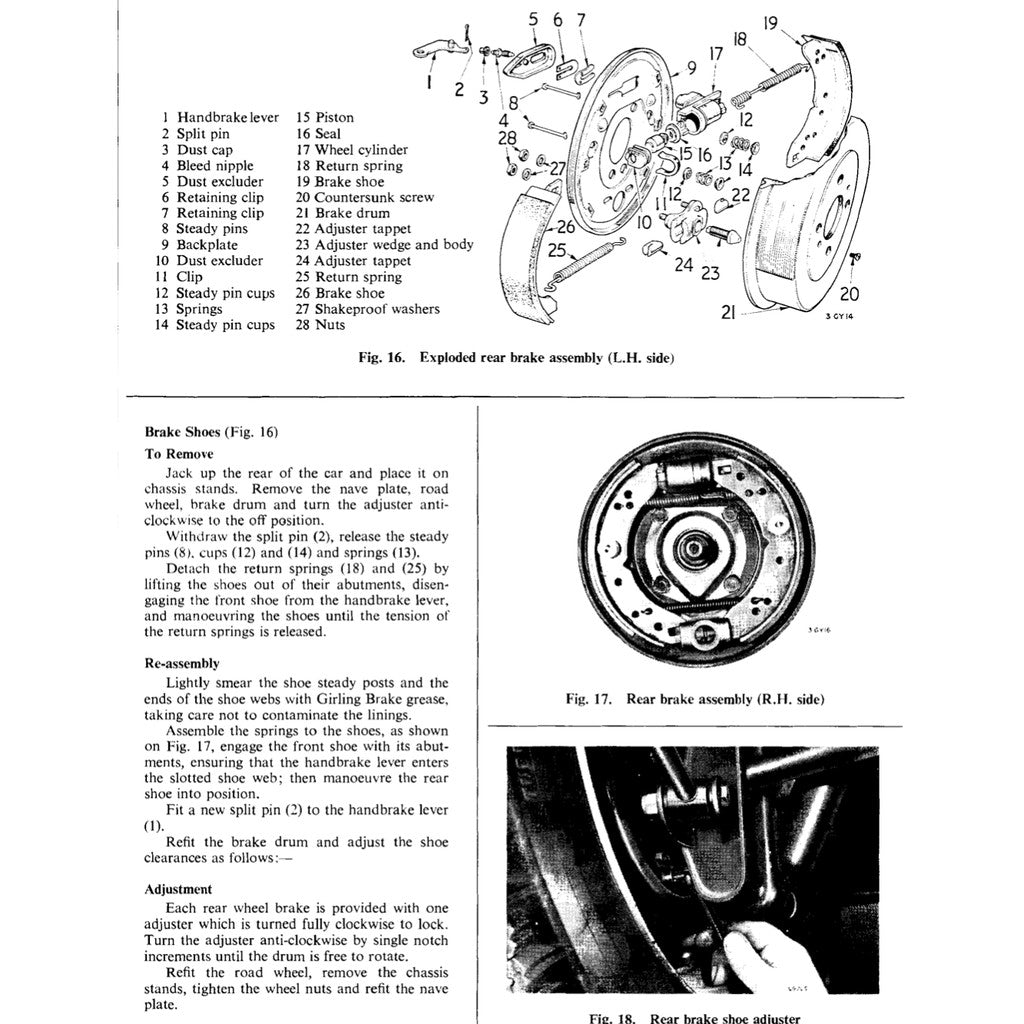 [CLASSIC] TRIUMPH GT6 MK1/MK2/MK3 1966-1973 Full Manual Set – Repair & Maintenance Manual