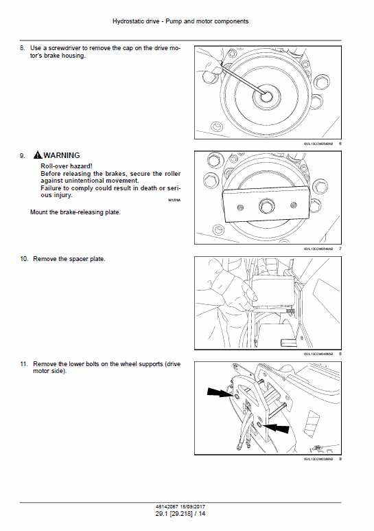 Case DV23, DV26, DV23CC, DV26CC Roller Service Manual Workshop Guide