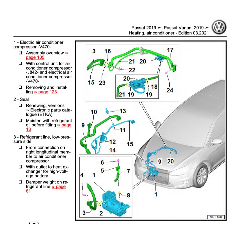 VW PASSAT B8 2015-2022 Full Manual Set – Repair & Maintenance Manual