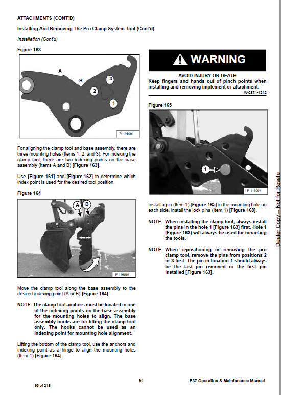 Bobcat E37 Excavator Repair Service Manual
