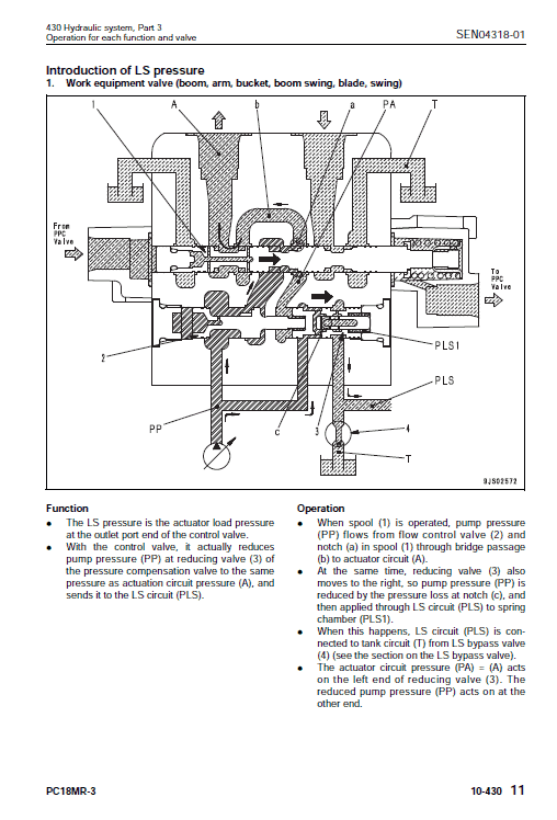 Komatsu PC18MR-3 Excavator Service Manual Workshop Guide