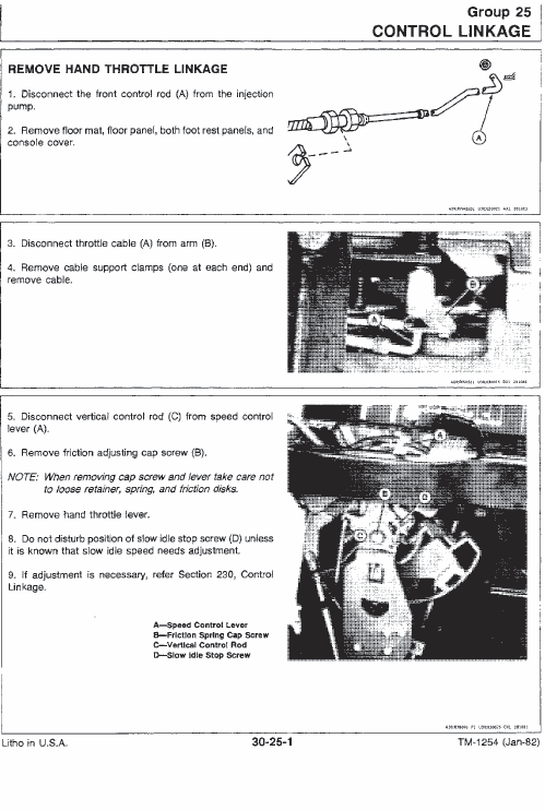 John Deere 8850 Tractor Technical Manual (TM1254 and TM1256) Workshop Guide
