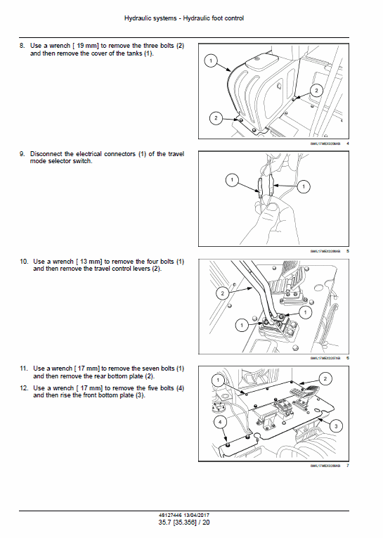 New Holland E17C Mini Excavator Service Manual Workshop Guide