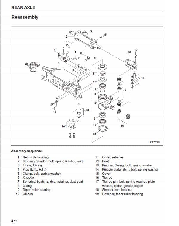 CAT EC15N, EC18N, EC20N Forklift Lift Truck Service Manual