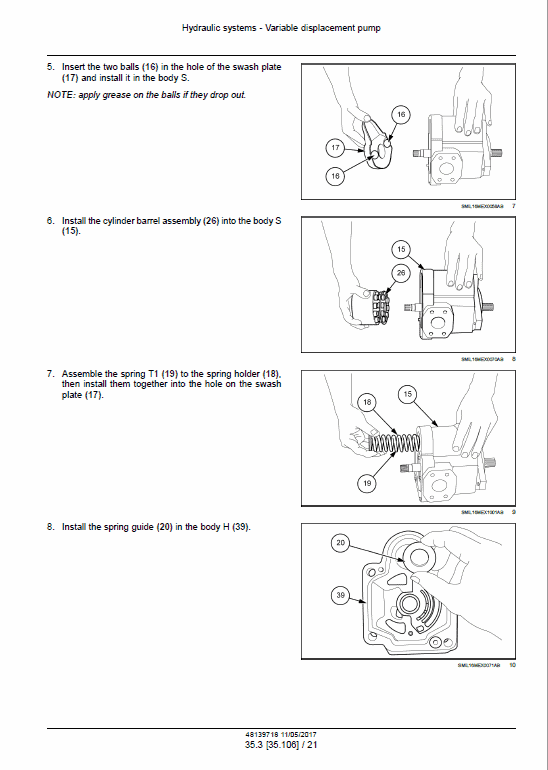 New Holland E33C Mini Excavator Service Manual Workshop Guide