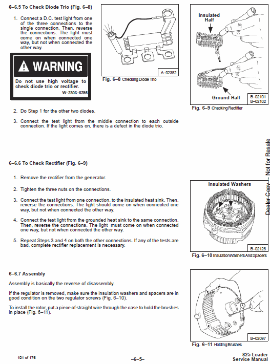 Bobcat 825 Skid-Steer Loader Service Manual Workshop Guide