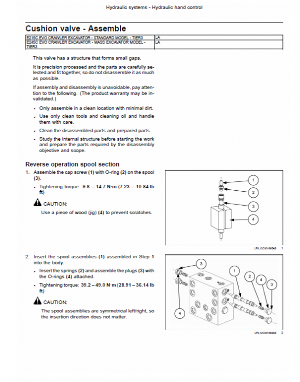 New Holland E245C Evo Excavator Service Manual Workshop Guide