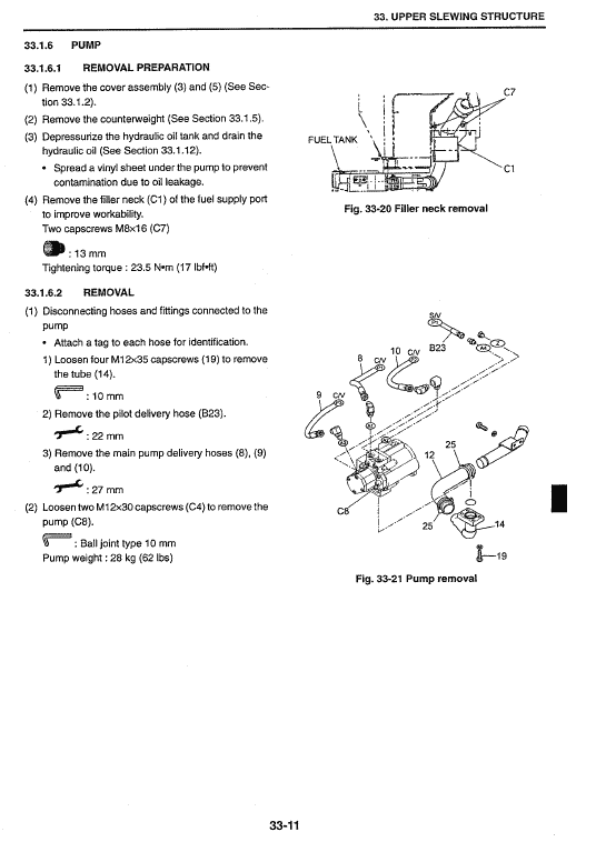 Kobelco SK30SR-3 and SK35SR-3 Excavator Service Manual Workshop Guide