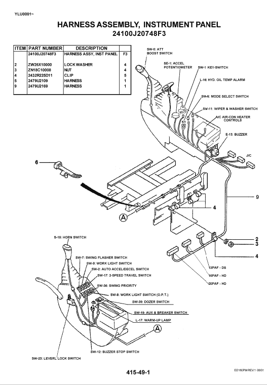 Kobelco SK150LC-IV and ED180LC Excavator Service Manual Workshop Guide