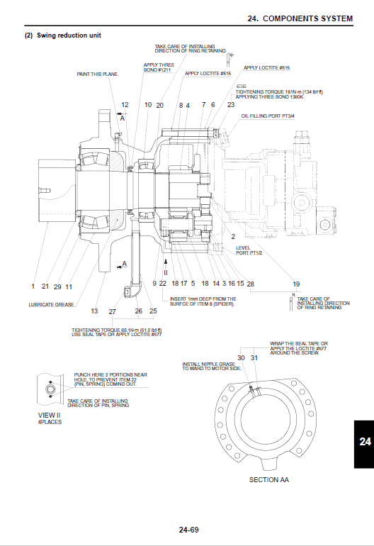 Kobelco SK210-9 Excavator Service Manual Workshop Guide