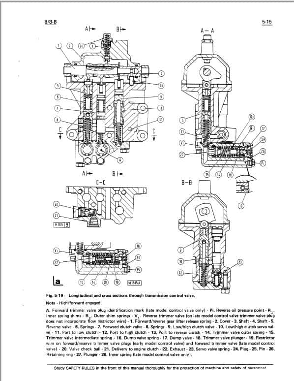Fiatallis 8, 8-B Crawler Dozer Repair Service Manual