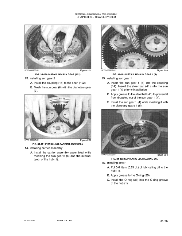 New Holland EH30.B, EH35.B Excavator Service Manual Workshop Guide