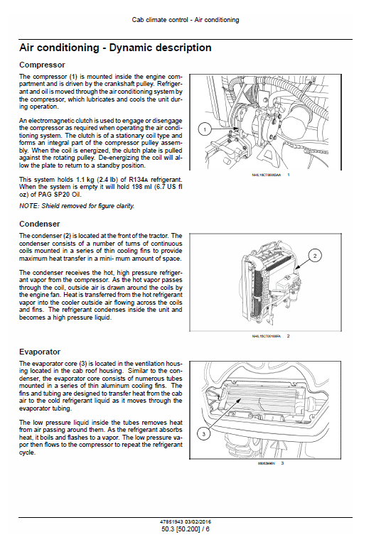New Holland Boomer 46D CVT, 54D CVT Tractor Service Manual Workshop Guide