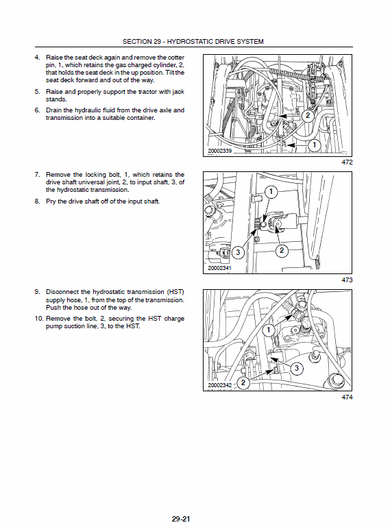 New Holland MC22, MC28, MC35 Mower Service Manual Workshop Guide