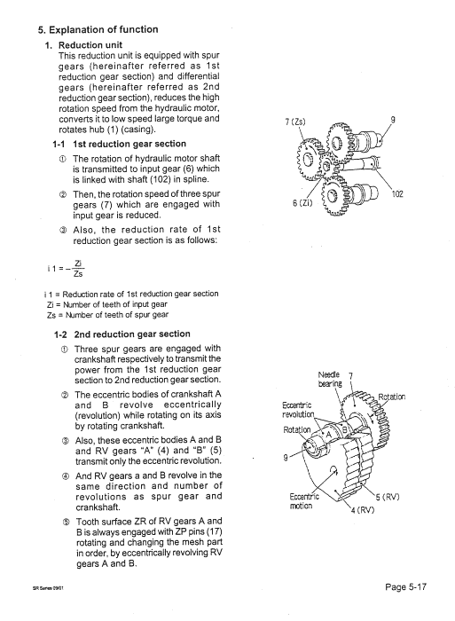 Kobelco SR70, SR115, SR135, SR200, SR235 Excavator Service Manual Workshop Guide