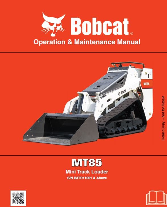 Bobcat MT85 Mini Track Loader Service Repair Manual