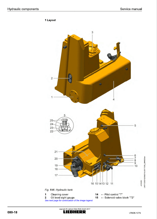 Liebherr LR 636 Crawler Dozer Repair Service Manual
