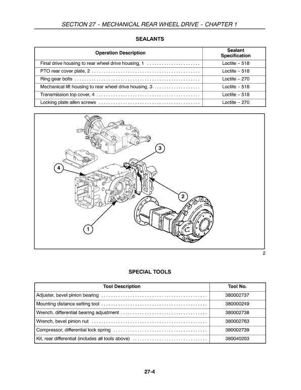 New Holland TT60A, TT75A Tractor Service Manual Workshop Guide
