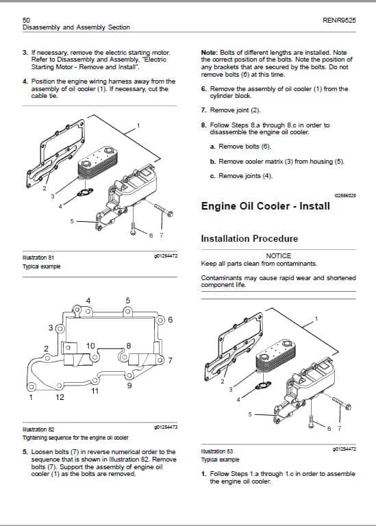 Manitou MHT 780 T-E3, MHT 860 LT-E3, MHT 950 LT-E3 Telehandler Repair Service Manual