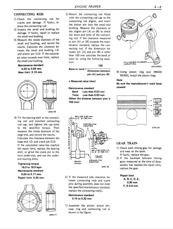 Nissan PD6, PD6T Engine Workshop Service Manual Workshop Guide