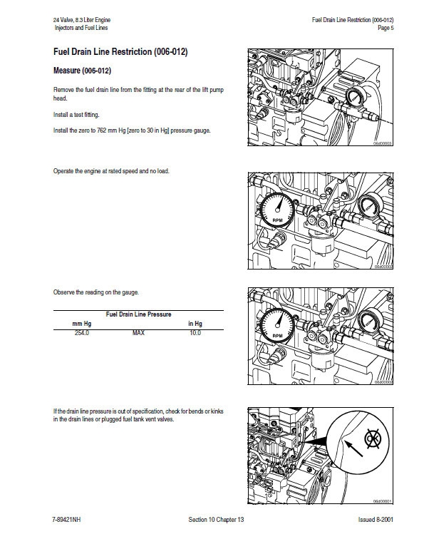 Cummins 24 Valve, 8.3 Liter Engine Service Manual Workshop Guide