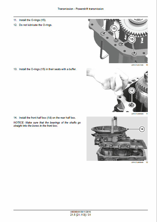 New Holland B95C, B95C TC, B95C LR Backhoe Loader Service Manual Workshop Guide