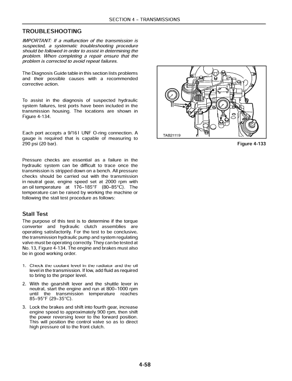 New Holland LB75 Backhoe Loader Service Manual Workshop Guide