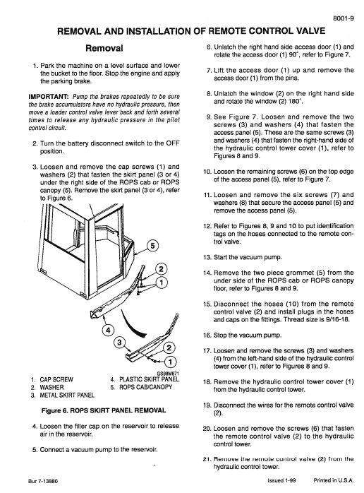 Case 921C Loader Service Manual Workshop Guide
