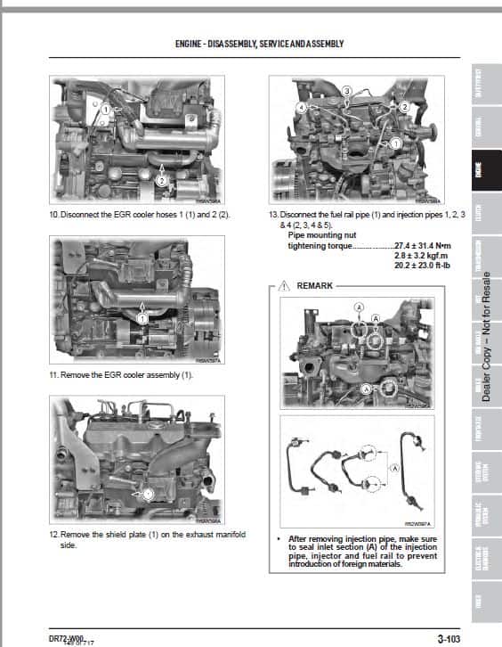 Bobcat CT2025, CT2035, CT2535, CT2540 Tractor Service Repair Manual