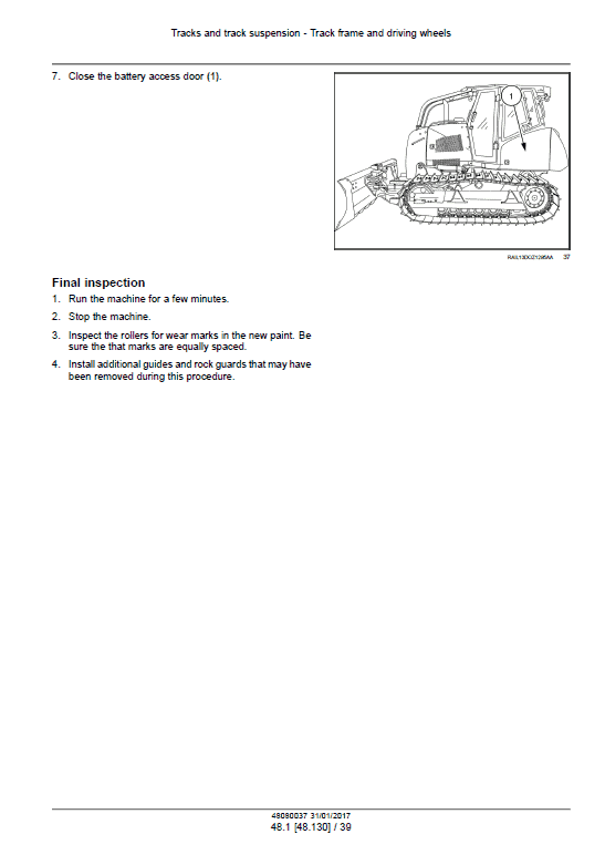 Case 850M Crawler Dozer Service Manual Workshop Guide