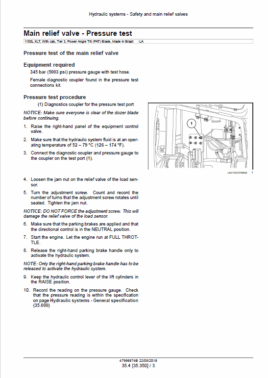 Case 1150L Crawler Dozer Service Manual Workshop Guide