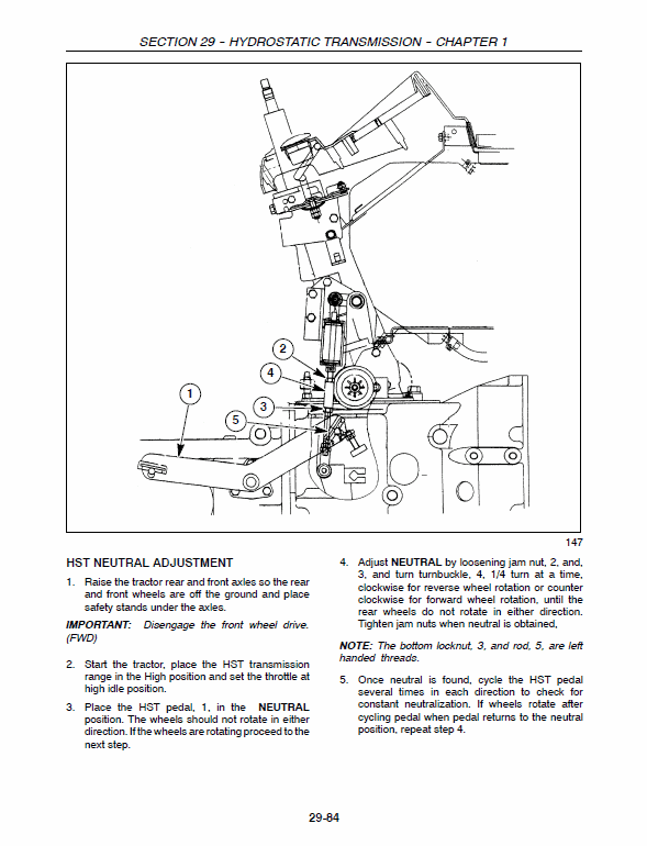 New Holland TC21DA, TC24DA Tractor Service Manual Workshop Guide