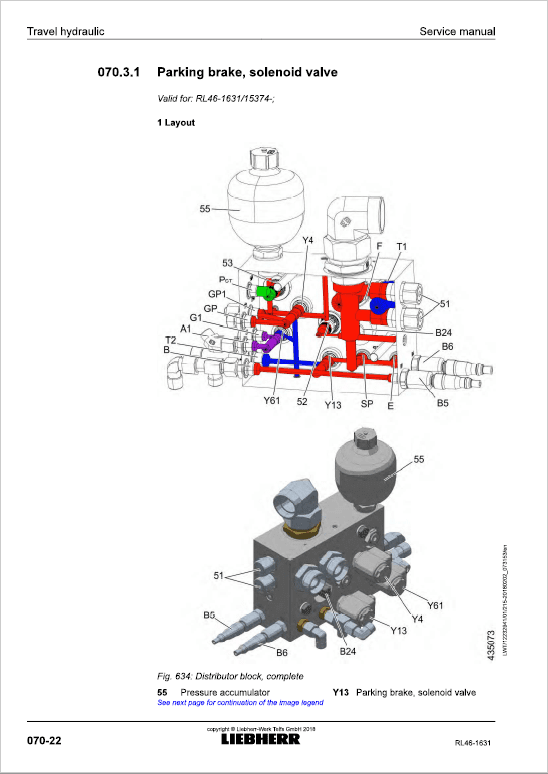 Liebherr RL 46 Pipe Layer Dozer Service Manual