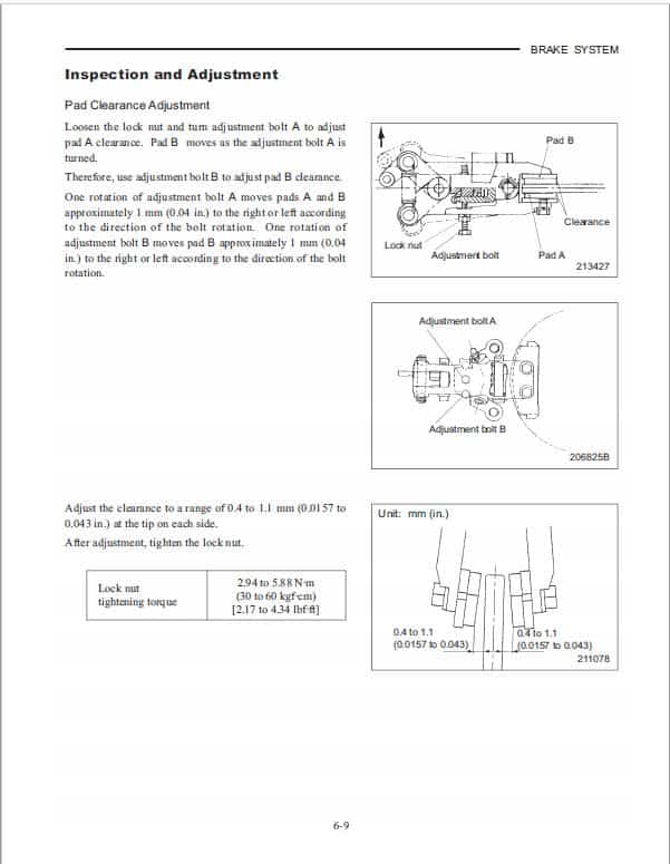 Mitsubishi FB16N, FB18N, FB20N Forklift Lift Truck Service Manual