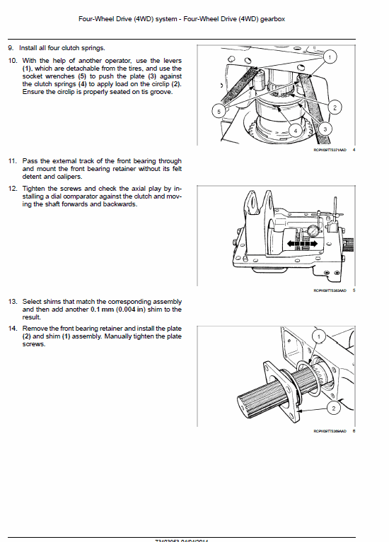New Holland 7630, 8030 Tractor Service Manual Workshop Guide