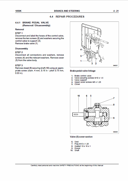 Case 1850K Crawler Dozer Service Manual Workshop Guide
