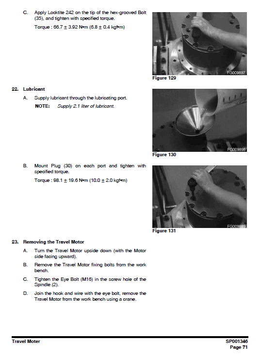 Doosan DX140 Excavator Service Manual Workshop Guide