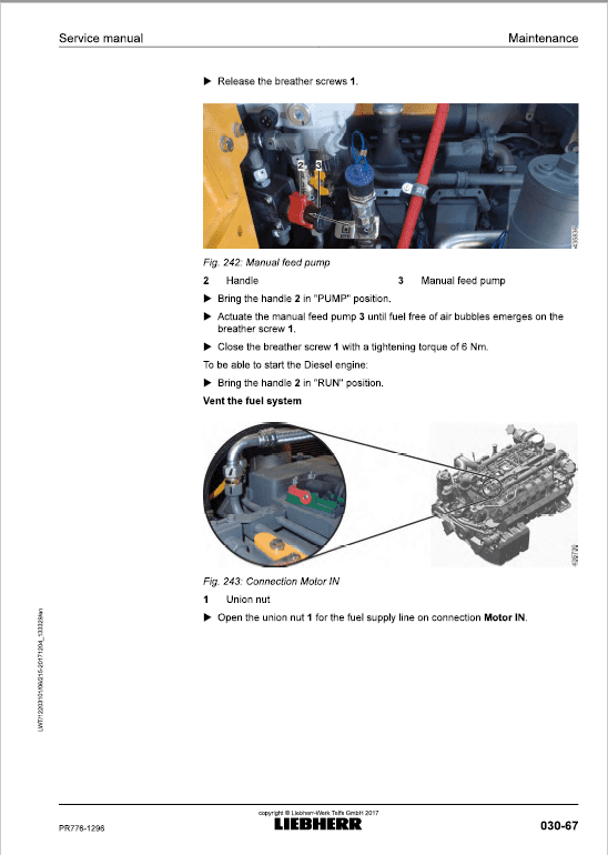 Liebherr PR 776 Crawler Dozer Repair Service Manual
