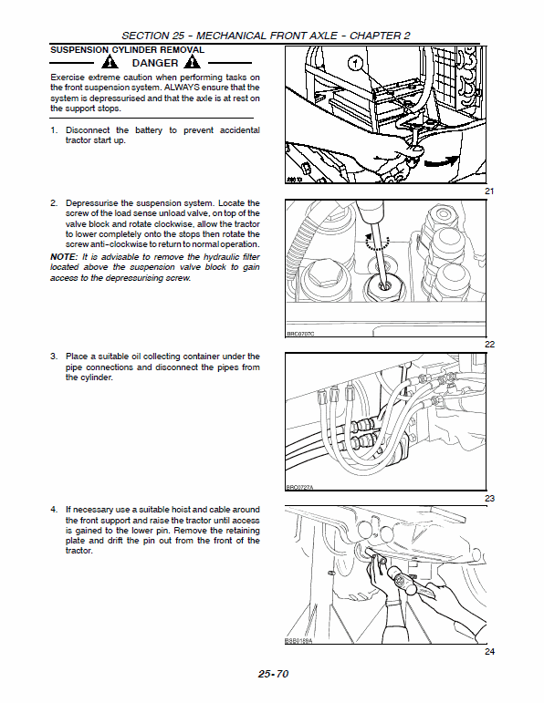 New Holland TM115, TM125, TM135, TM150, TM165 Tractor Service Manual Workshop Guide