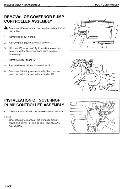 Komatsu PC150-6K, PC150LC-6K Excavator Service Manual Workshop Guide