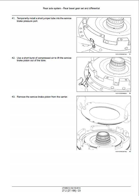 Case 350, 400, 450 Rowtrac Tractor Service Manual Workshop Guide