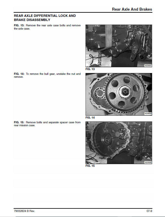 AGCO ST47A, ST52A Tractor Service Manual Workshop Guide