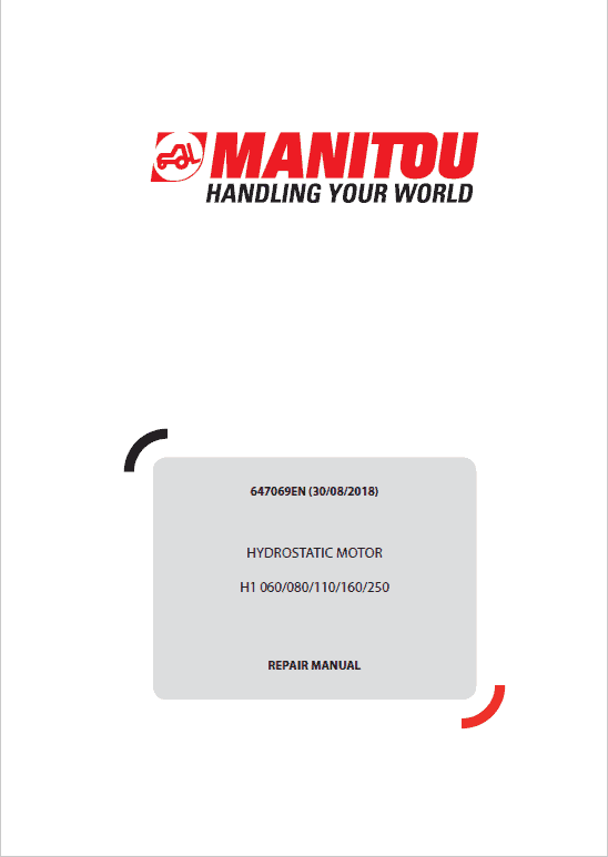 Manitou MRT 2150, 2550 Privilege Plus ST4 S2 Telehandler Repair Service Manual
