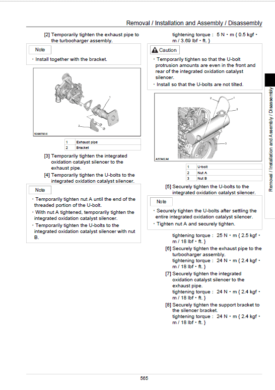 Sumitomo SH80BS-6A Hydraulic Excavator Repair Service Manual