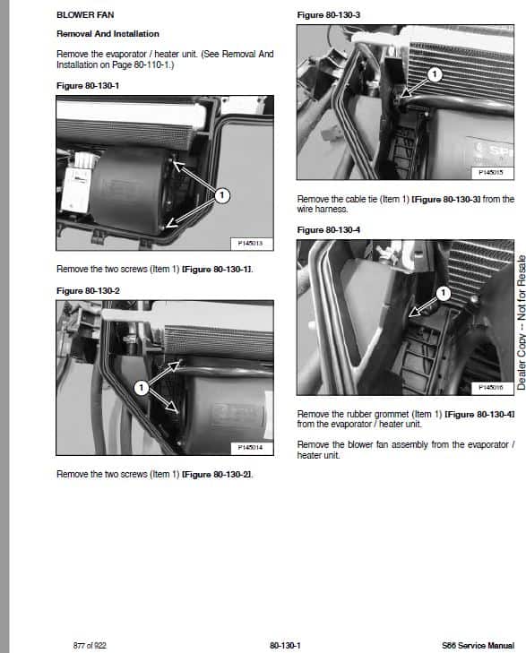 Bobcat S66 Skid-Steer Loader Service Repair Manual