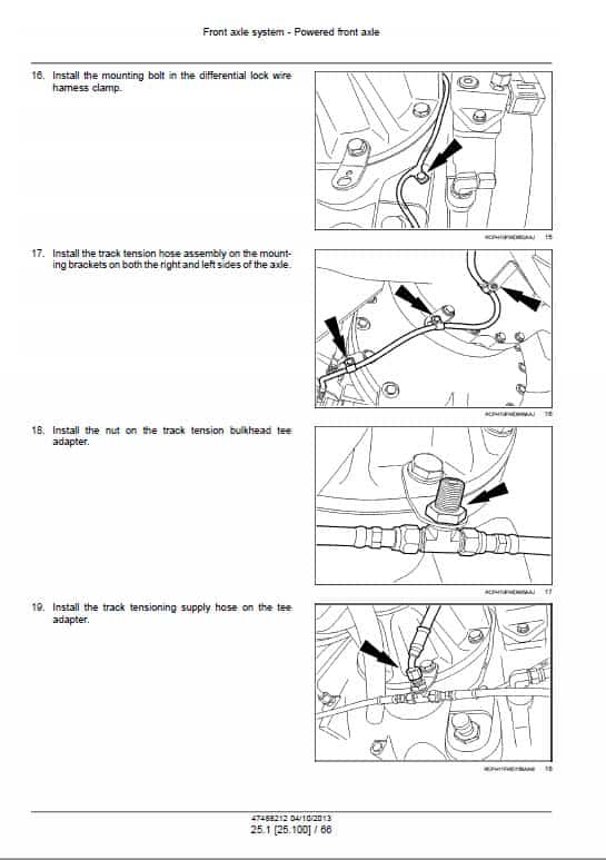 Case 350, 400, 450, 600 Steiger Tractor Service Manual Workshop Guide