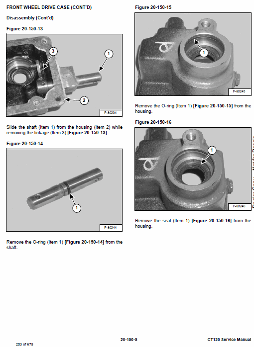 Bobcat CT120 Compact Tractor Service Manual Workshop Guide