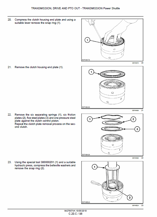 New Holland T6040, T6050, T6060, T6070 Tractor Service Manual Workshop Guide