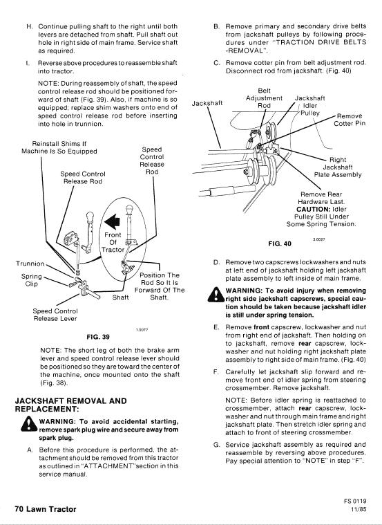 Ford LT8, LT11 Mower Tractor Service Manual Workshop Guide